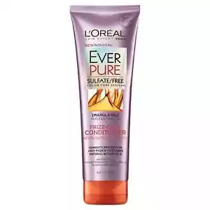 Acondicionador L'Oreal Ever Pure Sulfate Free Frizz-Defy aceite de Marula 8,5 OZ paquete de 2 - Imagen 1 de 4