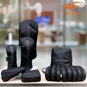 BEAMS GOLF NSG-NYLON OX Copricapo e Custodia a Palla Nylon Colore Nero GIAPPONE NUOVO - Foto 1 di 97