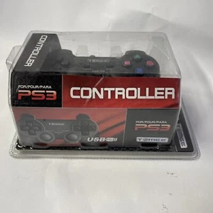 Tomee Brand USB PS3 PlayStation 3 or PC Controller Black - Picture 1 of 3