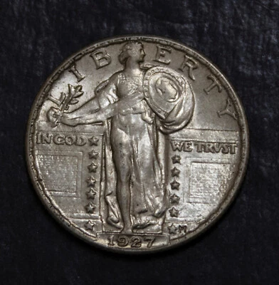 1927 Standing Liberty Quarter Choice AU  Lot 4077 - Image 1 of 2