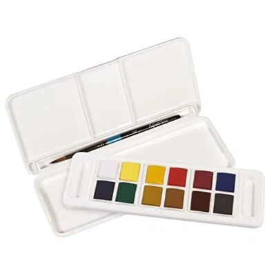 Daler Rowney Aquafine 12-pc Watercolor Travel Set -  Assorted Styles  - Image 1 of 4