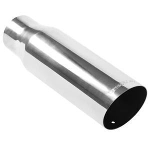 Magnaflow 35205 Stainless Exhaust Tip 2.5" Inlet 3.5" Round 12" Long Polished - Picture 1 of 8
