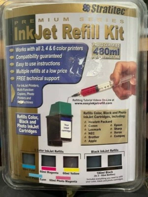 Stratitec EIR480 S 480 ml Universal Black & Color new in package Premium Series - Image 1 of 4