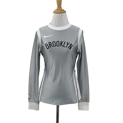 Camiseta Nike X Ambush NRG para mujer S pequeña plateada ajuste ceñido manga insertada redes Brooklet Foto 1 de 4