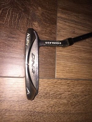Acuity DN2 Blade Putter RH 34”Milled Face Silver Stainless Nice - Image 1 of 4