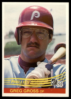 1984 Donruss Greg Gross #285 Philadelphia Phillies - Image 1 of 2