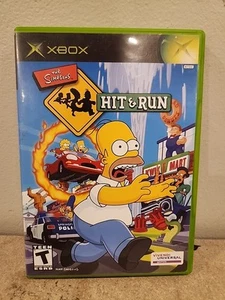 The Simpsons: Hit & Run (Original Xbox) Black Label CIB COMPLETE & TESTED - Picture 1 of 9