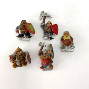 x5 Dwarfs Fighter Métal Warhammer FB | P-00FKC - Picture 1 of 2