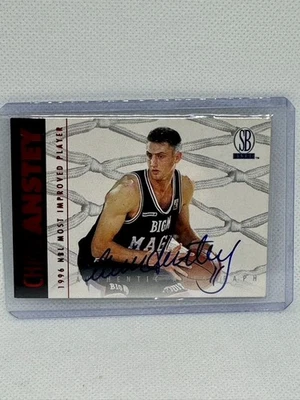 1997 Score Board CHRIS ANSTEY Rookie AUTO - NBA PORTLAND TRAILBLAZERS - Image 1 of 2