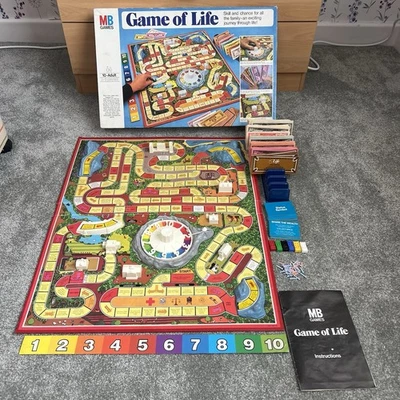 Vintage Boxed MB Game Of Life Board Game 1976 Original Complete - Image 1 of 4