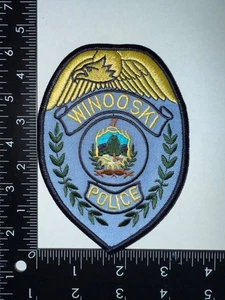Winooski Vermont VT Police Shoulder Patch Obsolete Collectible - Picture 1 of 2