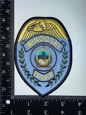 Winooski Vermont VT Police Shoulder Patch Obsolete Collectible - Image 1 of 2