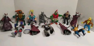 Vintage TMNT Teenage Mutant Ninja Turtles Figures Lot Of 13 For Parts - Picture 1 of 12