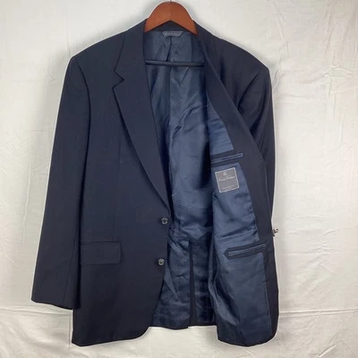 Blazer Traje Chaqueta 42R Brooks Brothers Para Hombres Azul Marino Lana Hecho en Italia Foto 1 de 4
