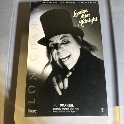 Figura London After Midnight 12" Sideshow 2002 Lon Chaney B & W "Envío GRATIS" Foto 1 de 4