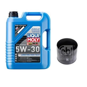 FEBI Ölfilter 5L LIQUI MOLY 5W-30 Longtime High Tech für Nissan NP300 Navara - Bild 1 von 4