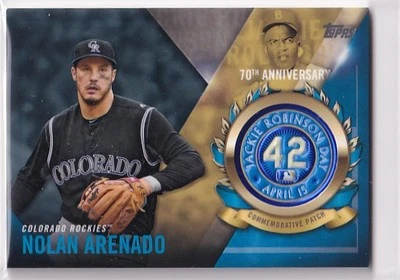 Nolan Arenado 2017 Topps ackie Robinson Day Commemorative Logo Patches - Image 1 of 2