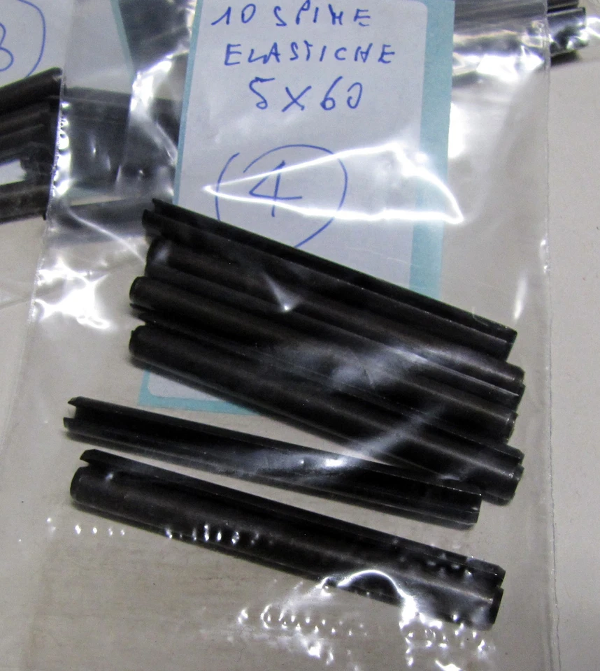 Confezione di 10   Spine elastiche   mm. 5 x 60 - Immagine 1 di 1