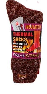 Polar Extreme Wonderful INSULATED Thermal Ladies Women's Socks Shoe Size 5-9 - Image 1 of 4