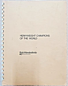 1970 Lithograph prints of Heavyweight Champions Of The World by Bob Wandesforde - Picture 1 of 17