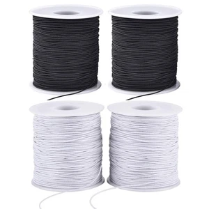 Stretchy String for Bracelets, 4 Rolls 1 mm Sturdy Elastic String Elastic Cord - Picture 1 of 7