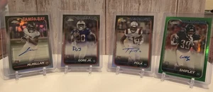 2024 Topps Chrome Football Auto/Signature Lot of 4 Cards-See Description  - Picture 1 of 2