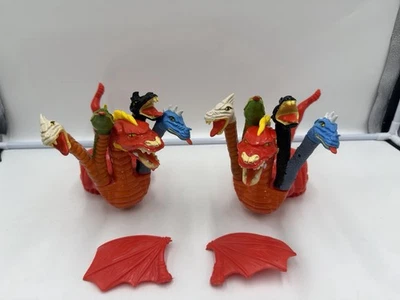 X2 LJN TSR ADVANCED DUNGEONS AND DRAGONS TIAMAT DRAGON VINTAGE 1984 PARA REPUESTOS Foto 1 de 4