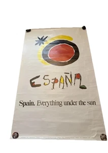 Poster Originale Spagnolo 1985 ESPANA Spagna Viaggi e Turismo Spagnolo - 39x24 - Foto 1 di 9
