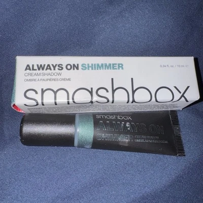 SMASHBOX “ALWAYS ON SHIMMER” CREAM SHADOW :EMERALD SHIMMER 0.34 OZ  In Box - Image 1 of 3