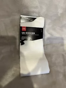 Under Armour Fußballsocken Größe LG weiß neu mit Etikett - Bild 1 von 4