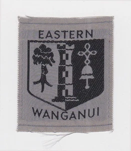 SCOUTS OF NEW ZEALAND - NZ RANGITANE EASTERN WANGANUI SCOUT DISTRICT BADGE EXT+ - Picture 1 of 2