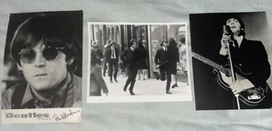 PAUL McCARTNEY Beatles Press Photo Prints Printed Autograph Carded - Bild 1 von 10