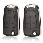 For Vauxhall Opel Corsa D Astra H Zafira Remote Flip Key Fob 2 Button Case Hu100