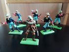 BRITAINS DETAIL VINTAGE YANKEE US CIVIL WAR TOY SOLDIERS RARE SCOUT AND BUGLER