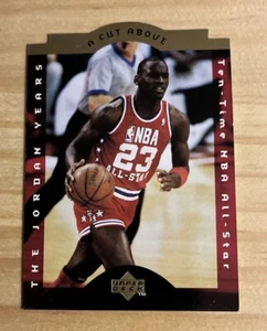 1996 Upper Deck A Cut Above #CA5 Michael Jordan Ten-Time NBA All-Star HOF EX - Picture 1 of 2