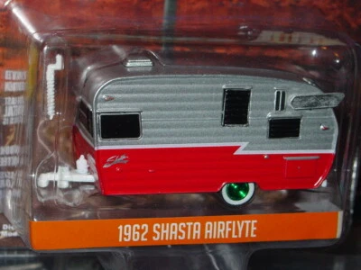 GREENLIGHT 1962 SHASTA AIRFLYTE TRAILER GREEN MACHINE CHASE MIP - Image 1 of 3