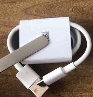 Original Huawei USB-C 6A Fast Charging Data Cable ，Orange Type C Cable 1m - Image 1 of 4