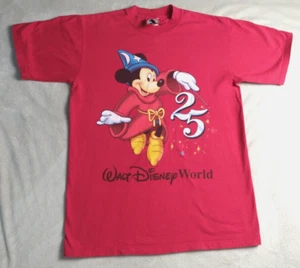 Vintage 1996 Walt Disney World 25th Anniversary Fantasia Mickey Mouse T-Shirt Medium - Bild 1 von 6