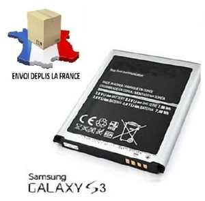 Batterie Pour Samsung Galaxy S3 (I 9300) EB-L1G6LLU EB-L1G6LLA 2100mAh accu neuf - Imagen 1 de 1