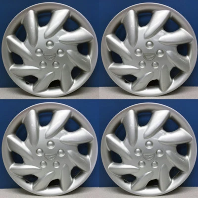 1997-1998 Eagle Talon # 522 14 «8 спиц колпаки колес колпаки ступицы б/у набор/4 - Изображение 1 из 4