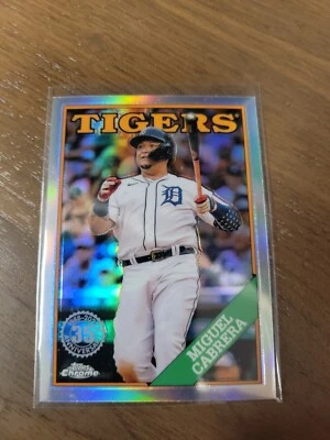 Miguel Cabrera - 2023 Topps Chrome 1988 Refractor insert - #88BC-4- Final Season - Image 1 of 4