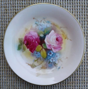ROYAL WORCESTER ETHEL SPILSBURY PIN DISH - SIGNED. - Picture 1 of 7