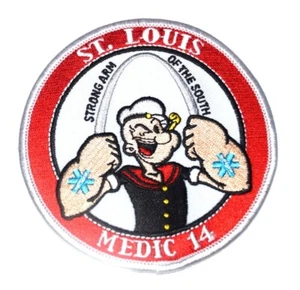 ST LOUIS MISSOURI MO Fire Patch EMS Rescue Public Safety POPEYE MEDIC 14 - Bild 1 von 1