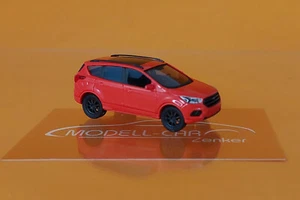 Busch 53502 Ford Kuga Panoramadach rot schwarze Alufelgen 1:87 NEU Modell - Picture 1 of 2