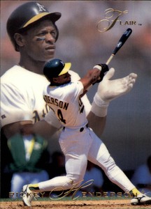 1993 Flair Baseball #260 Rickey Henderson