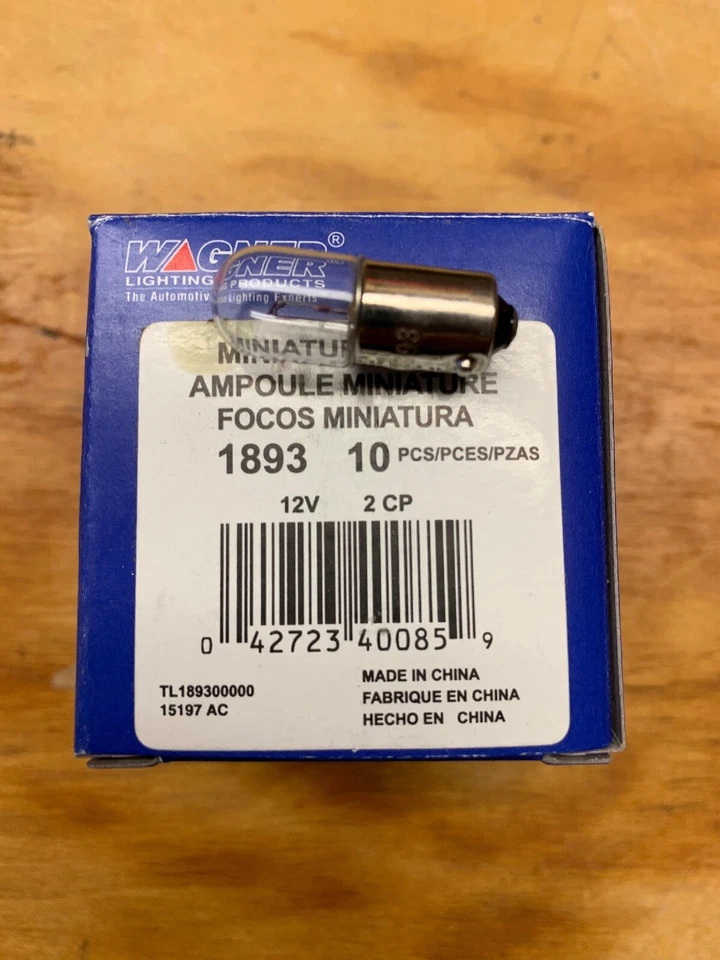 Radio Display Light Bulb Wagner Lighting 1893 - Image 1 of 4