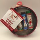 Elf On The Shelf Set 4 Flavored Lip Balms Candy Cane Sugar Cookie Hot Cocoa Mint