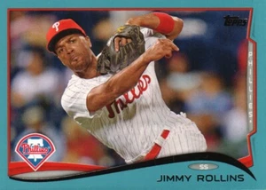 2014 Topps Blue #312 - Jimmy Rollins - Philadelphia Phillies 14-451 - Picture 1 of 2