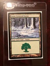 Snow-Covered Forest X (4) Coldsnap MTG Excellent/Near Mint (RG) 4RCards