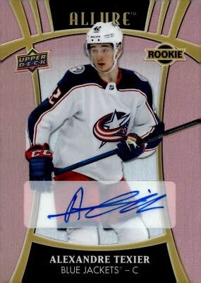 Alexandre Texier - 2019-20 Allure Pink Diamond Rookie Auto /59 Card #132 - Image 1 of 2